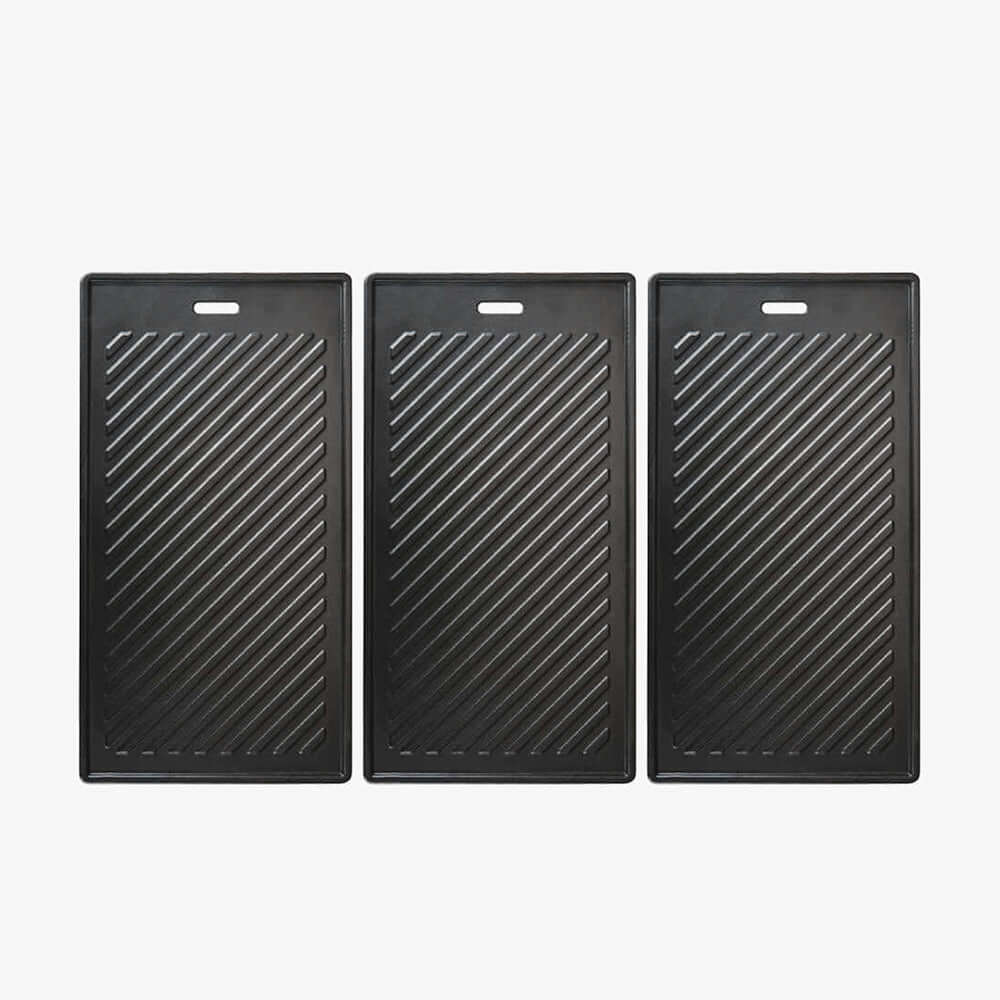 Cast Iron Plate x 3 – Turn Your Grill into a Griddle