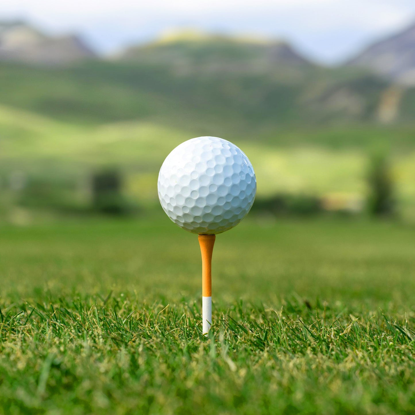 Royal Reds | Slender Cigarette-Style Bamboo Golf Tees - 50 Count