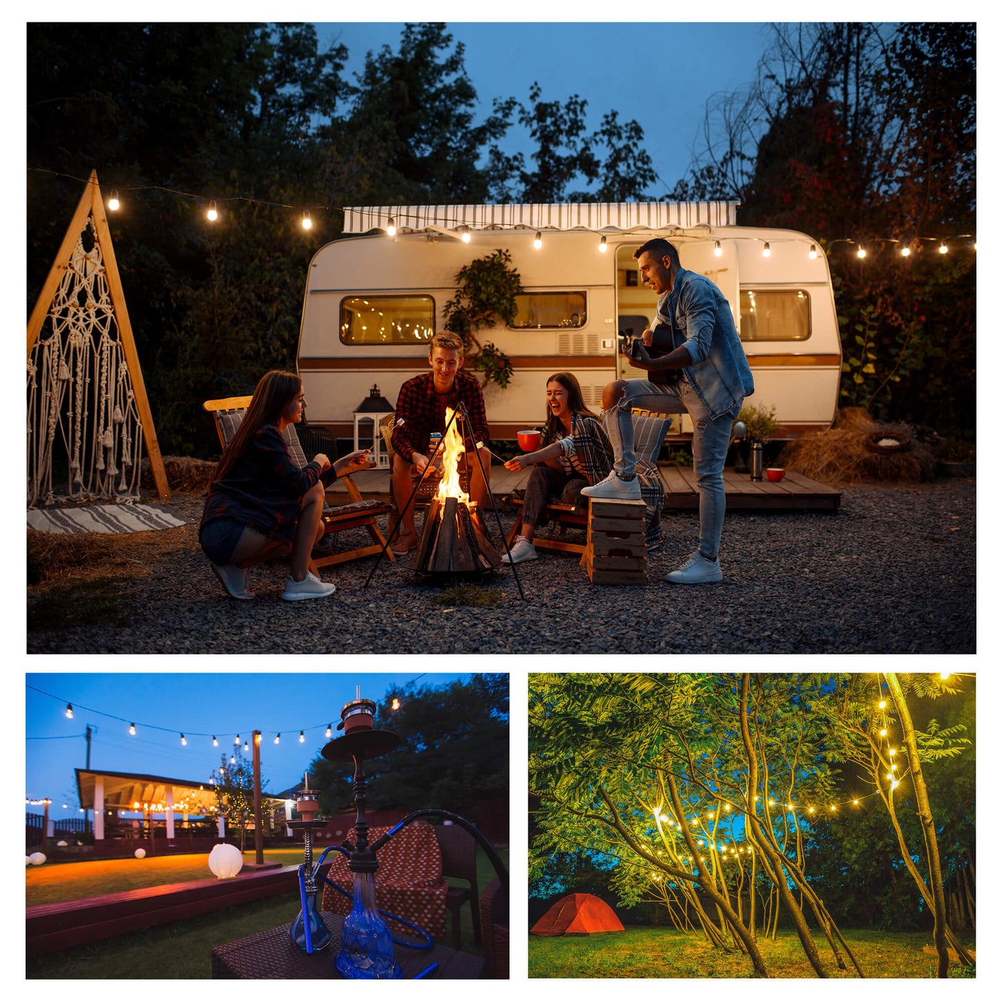 Gardenreet 48FT Outdoor Bistro Lights