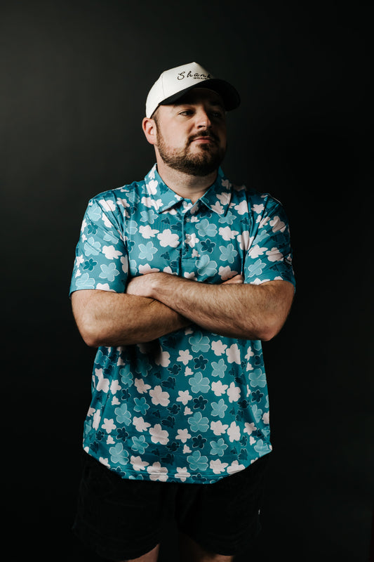 Azalea Blue Polo